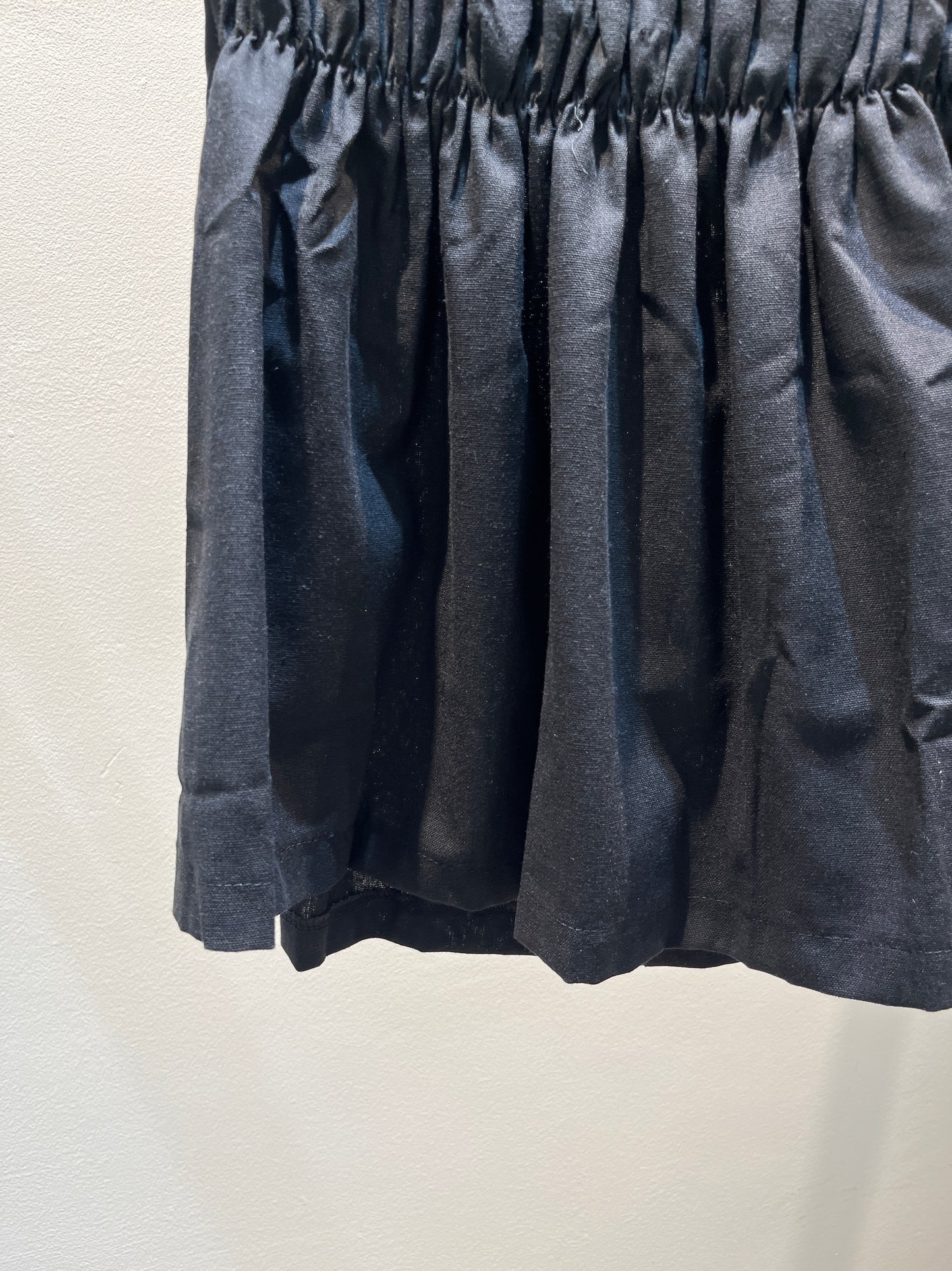 Side strap black flowy top