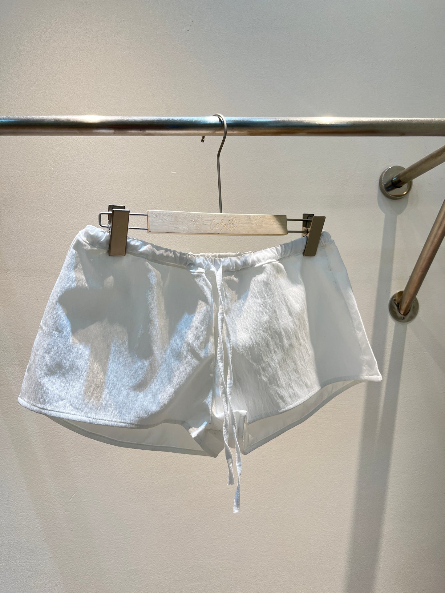 Plain summer shorts (WHITE)