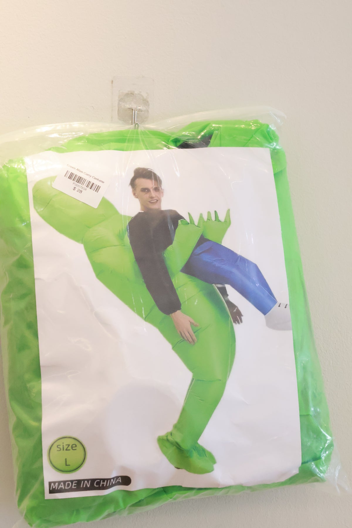 Green Alien Carry Costume
