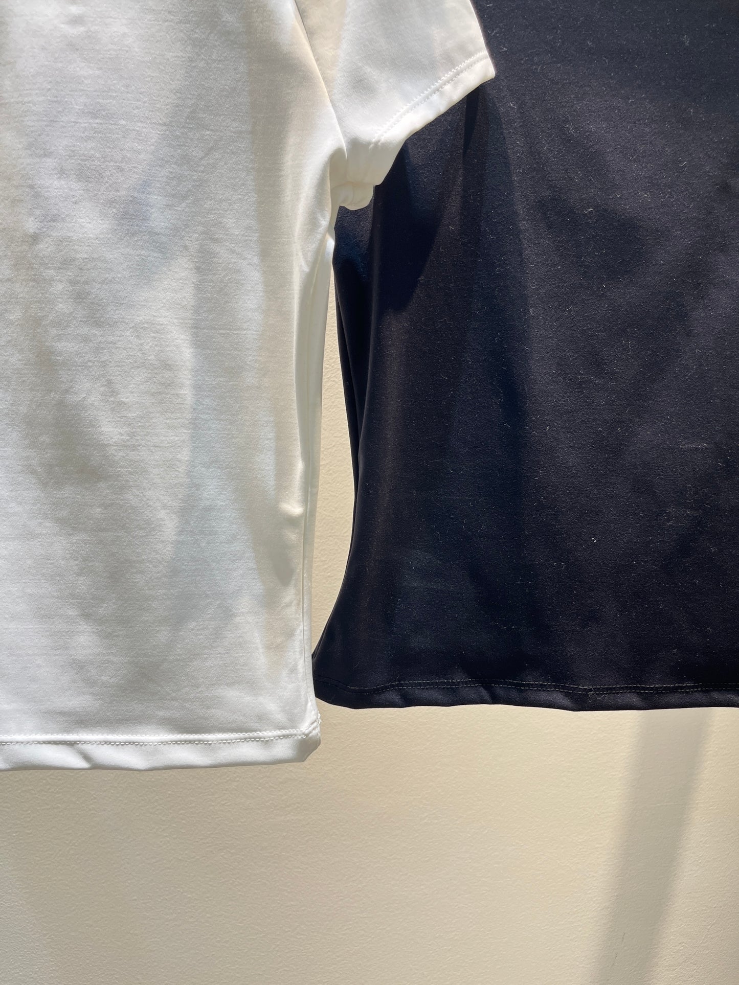 Straight neck basic top