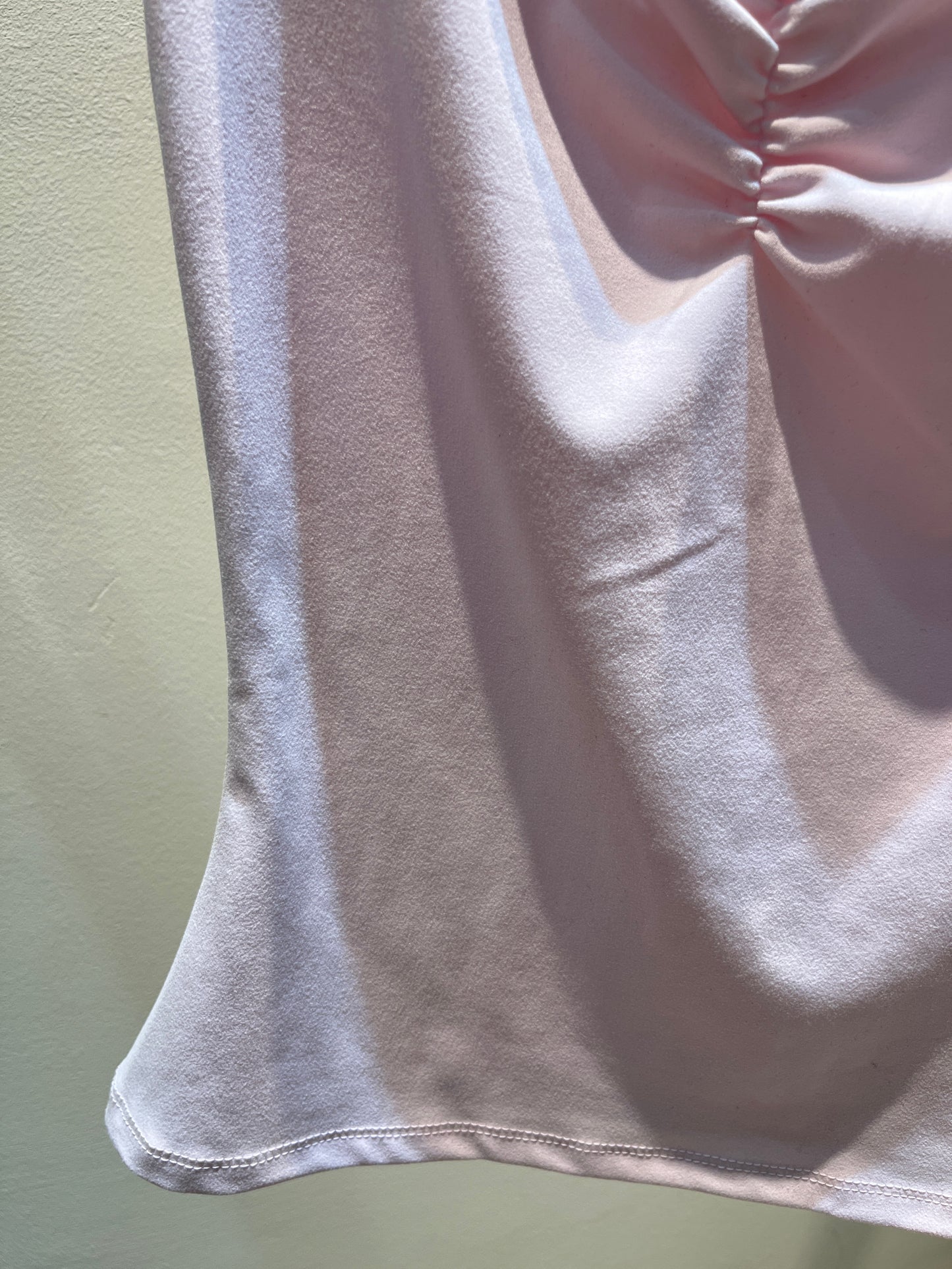 Middle runched basic top