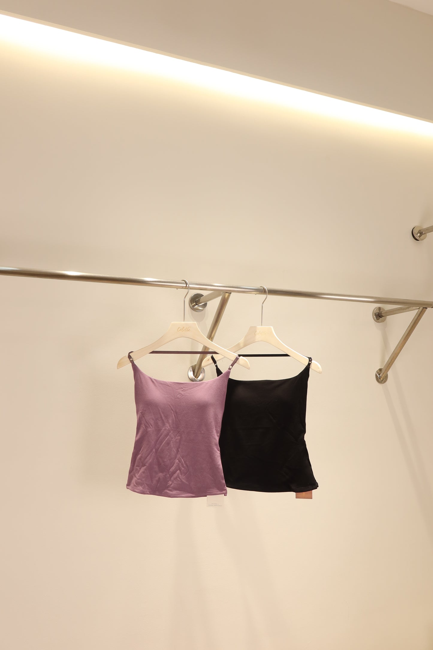 Side cut halter