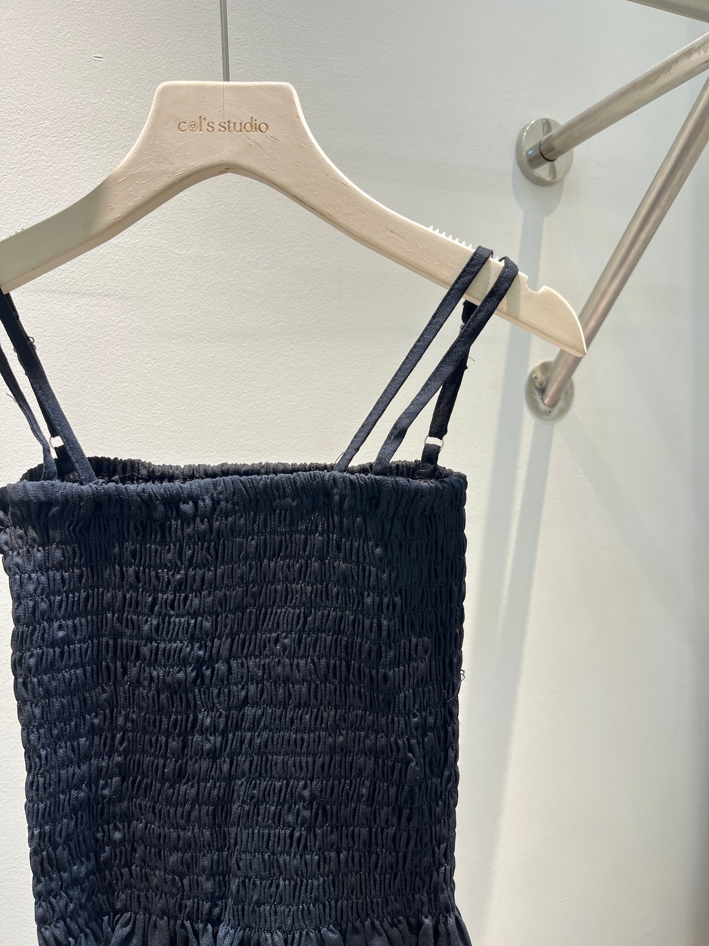 Black flowy summer top