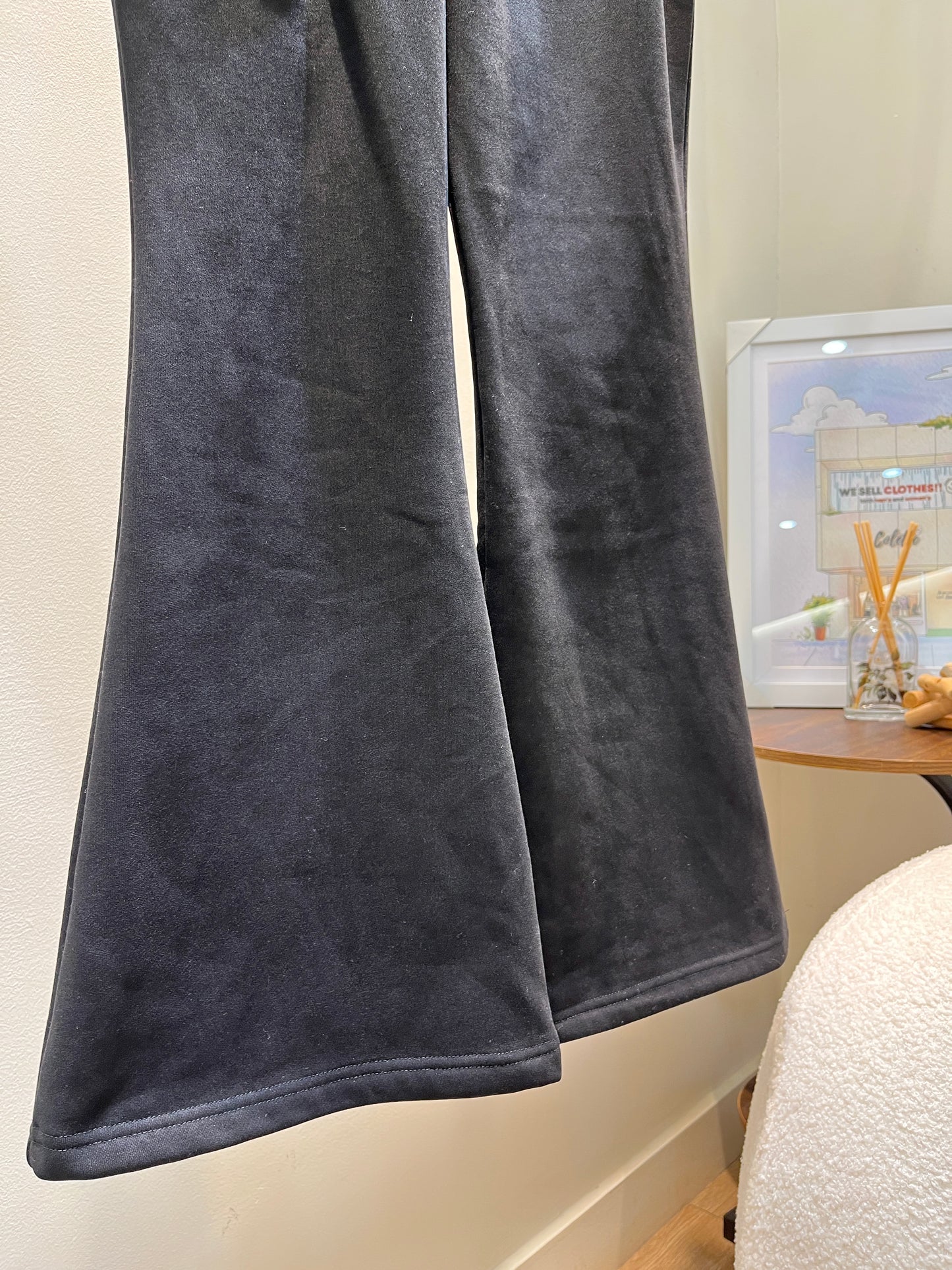 Flared basic sweatpants