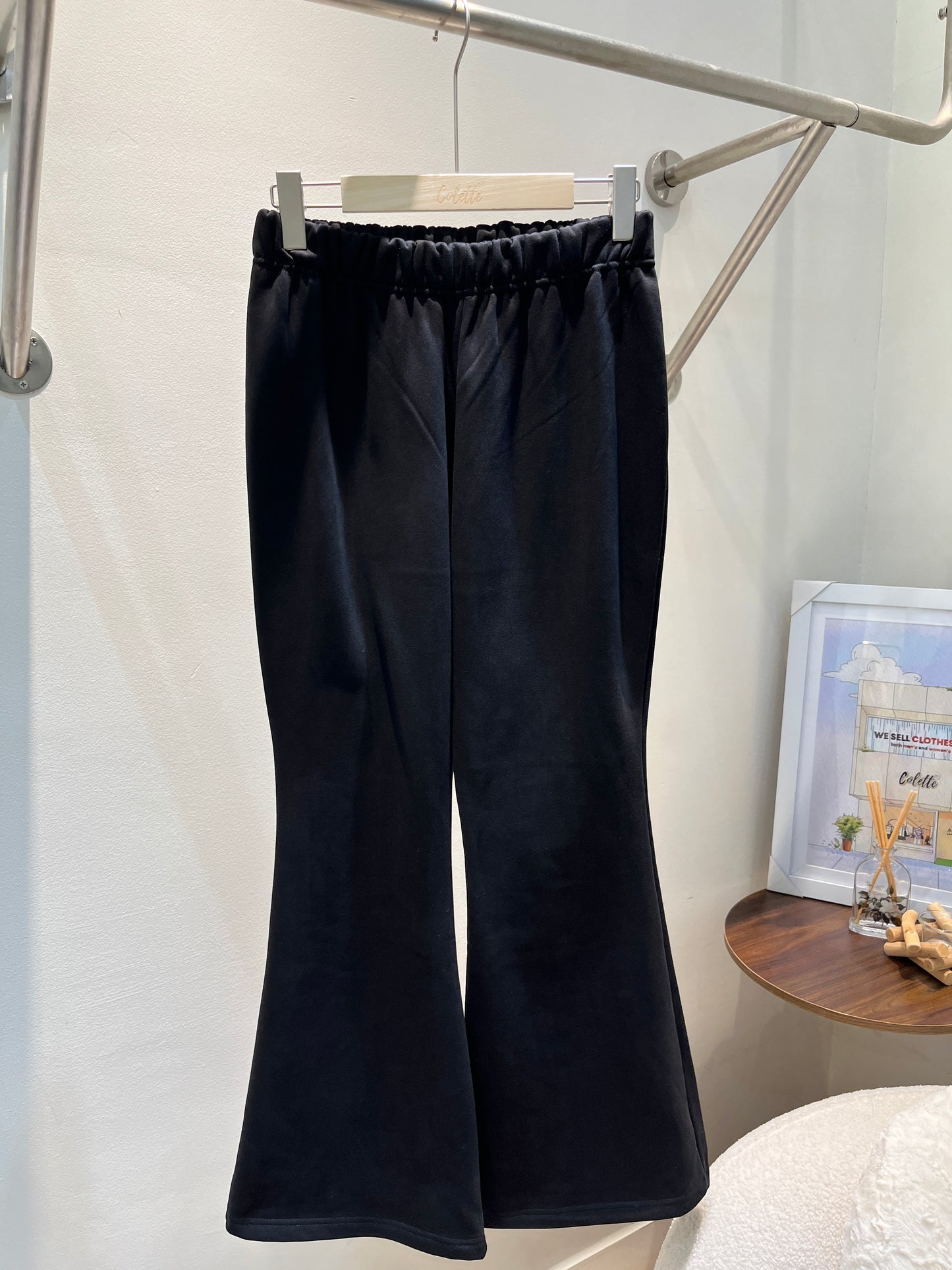 Flared basic sweatpants