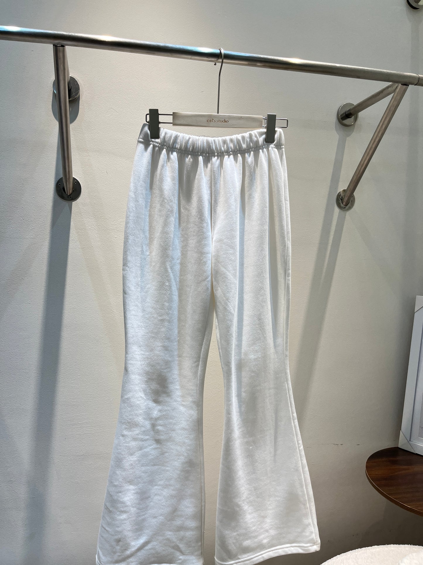 Flared basic sweatpants