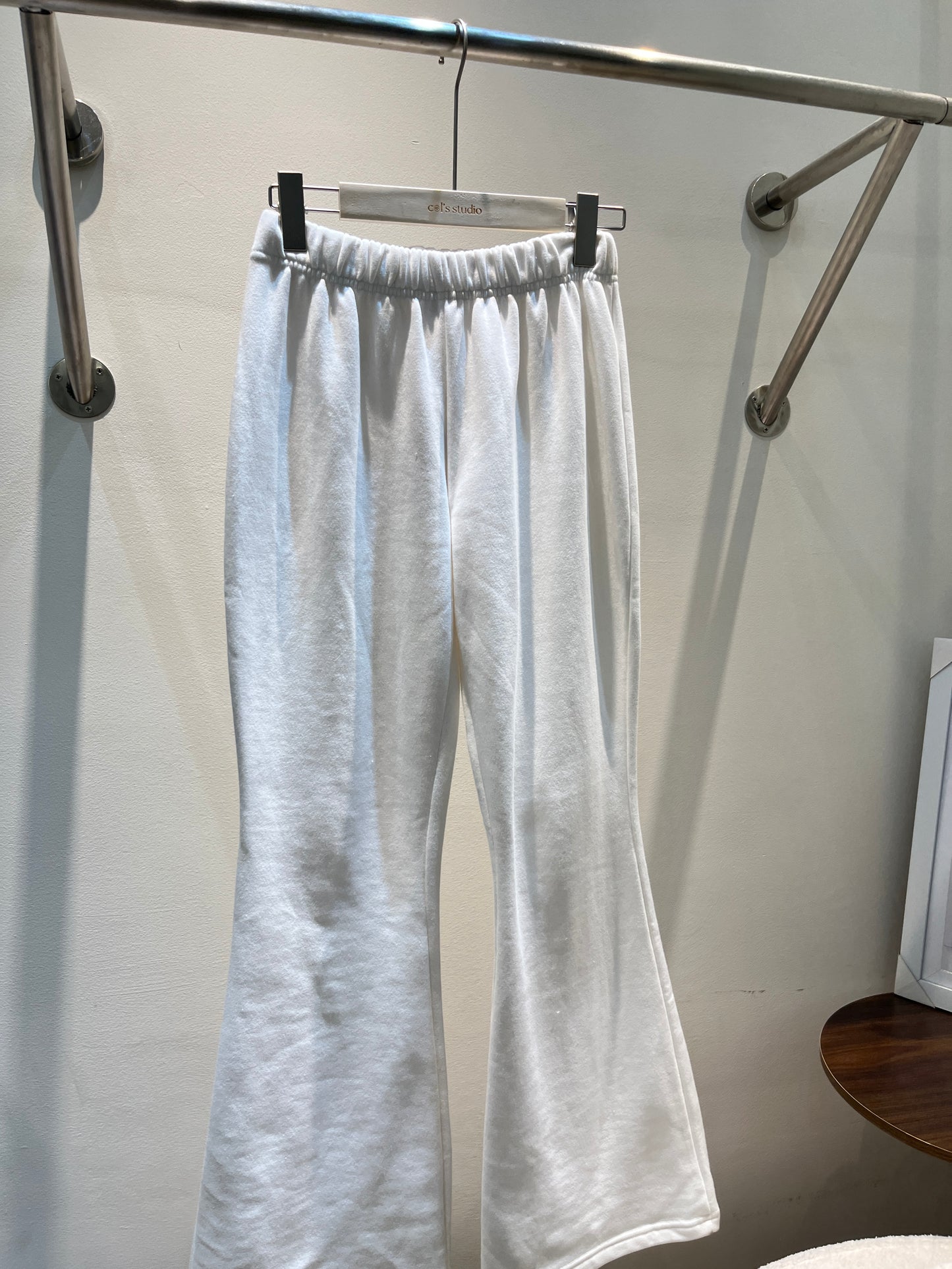 Flared basic sweatpants