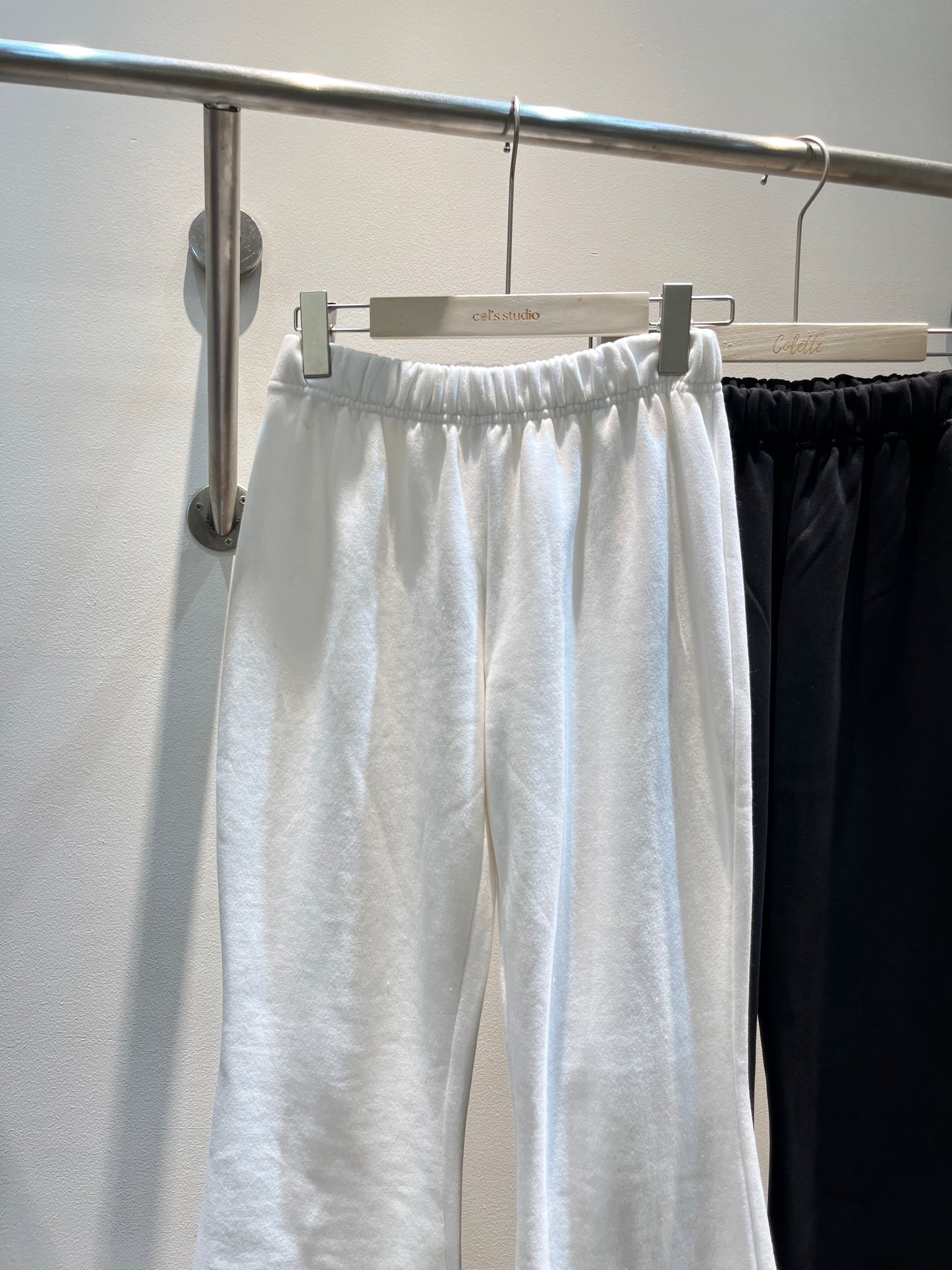 Flared basic sweatpants