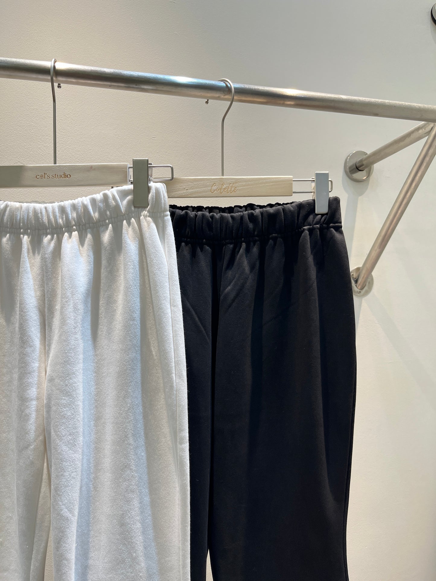 Flared basic sweatpants