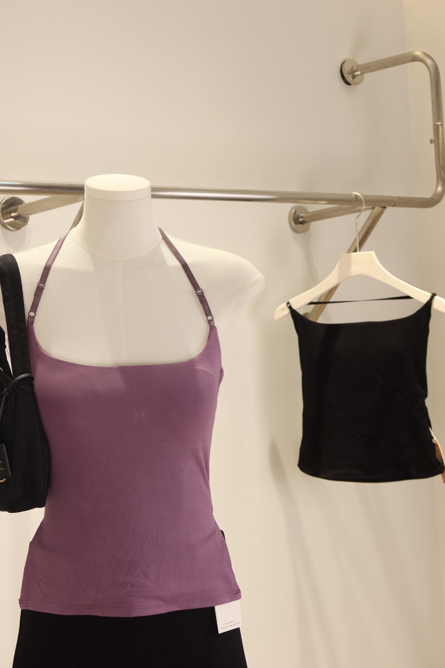 Side cut halter