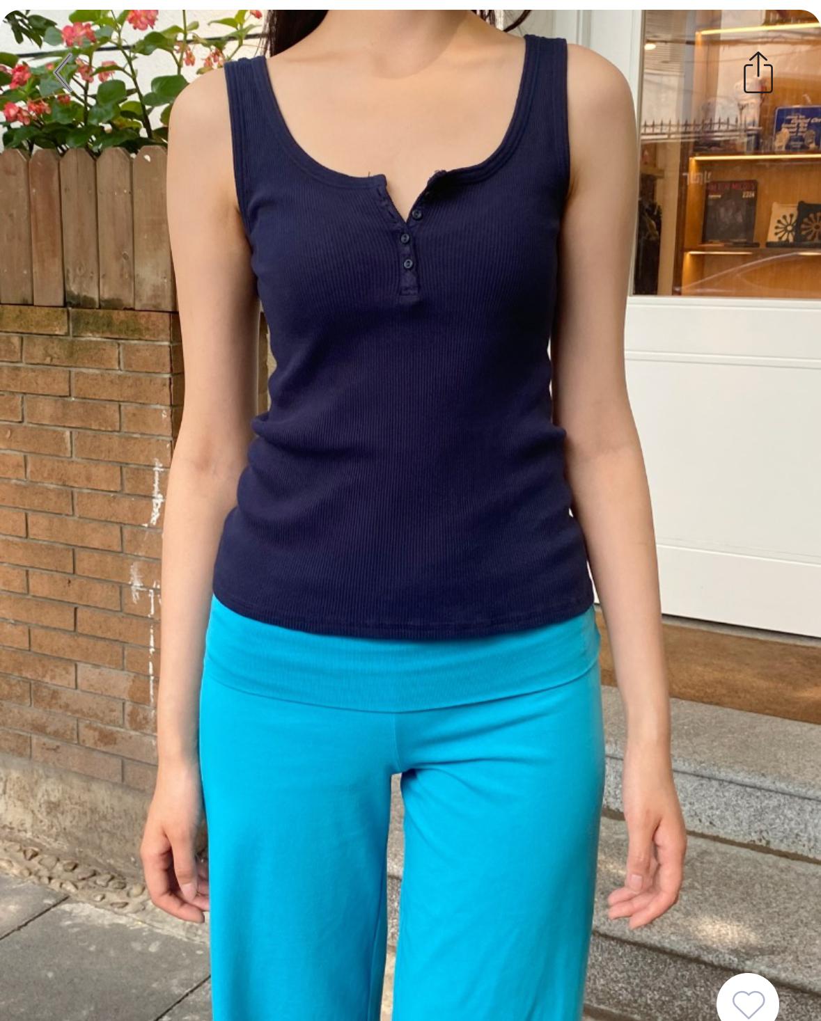 BRANDY Dails Tank - Navy