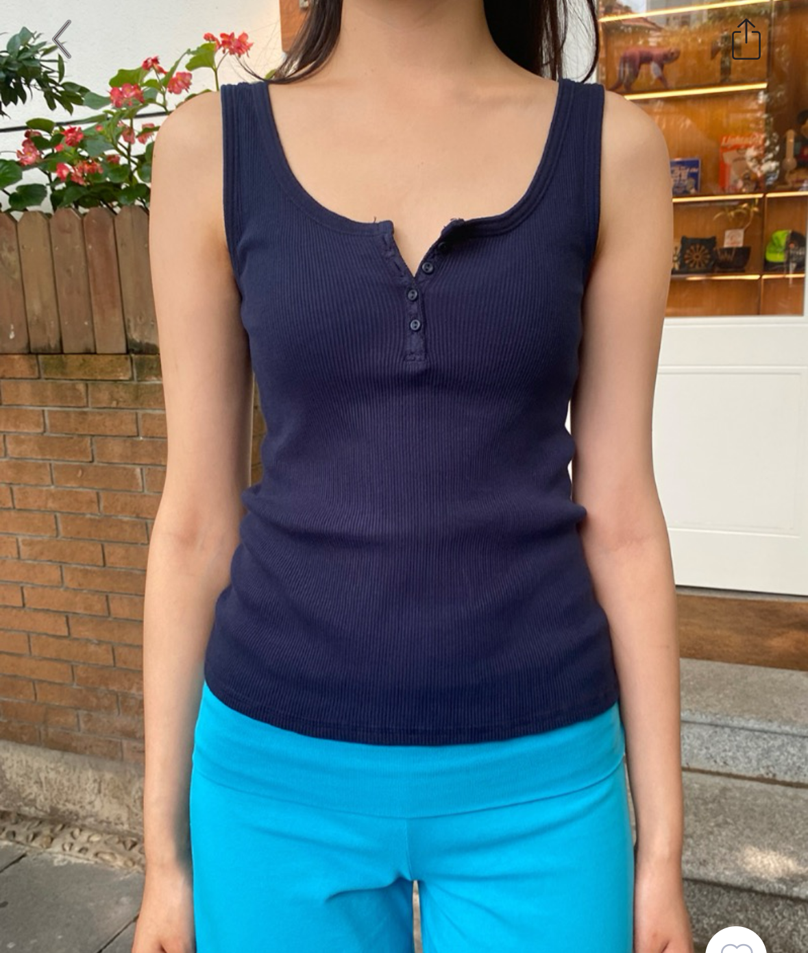 BRANDY Dails Tank - Navy