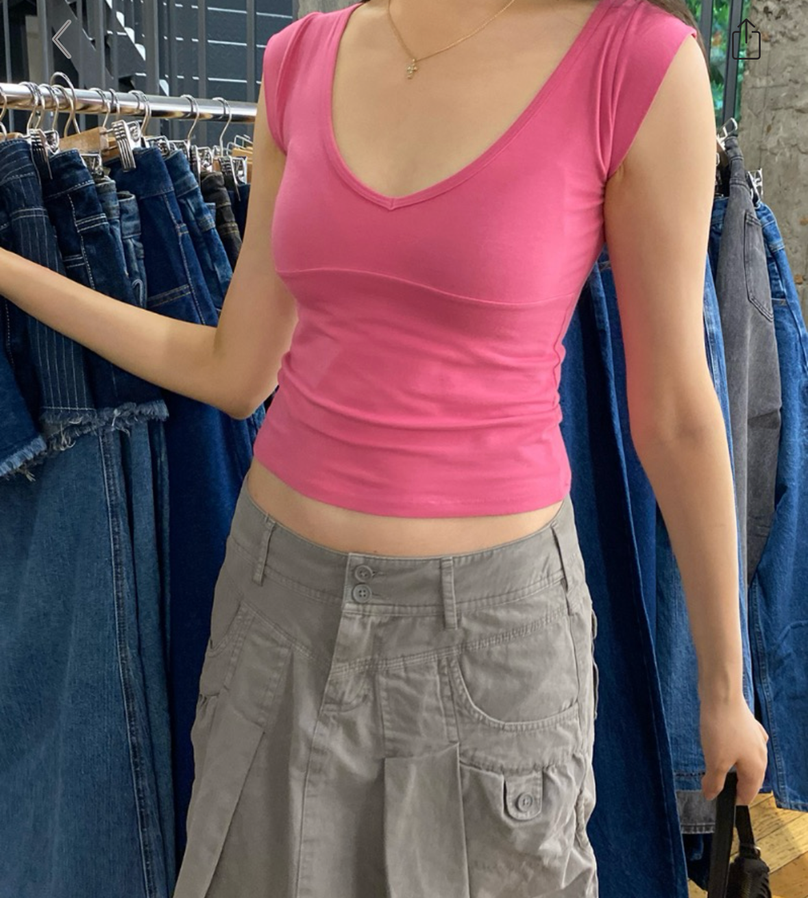 BRANDY Amara Tank - Rose Red