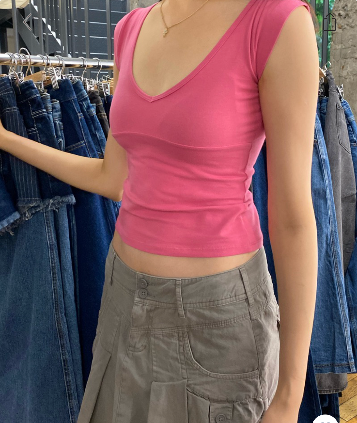 BRANDY Amara Tank - Rose Red