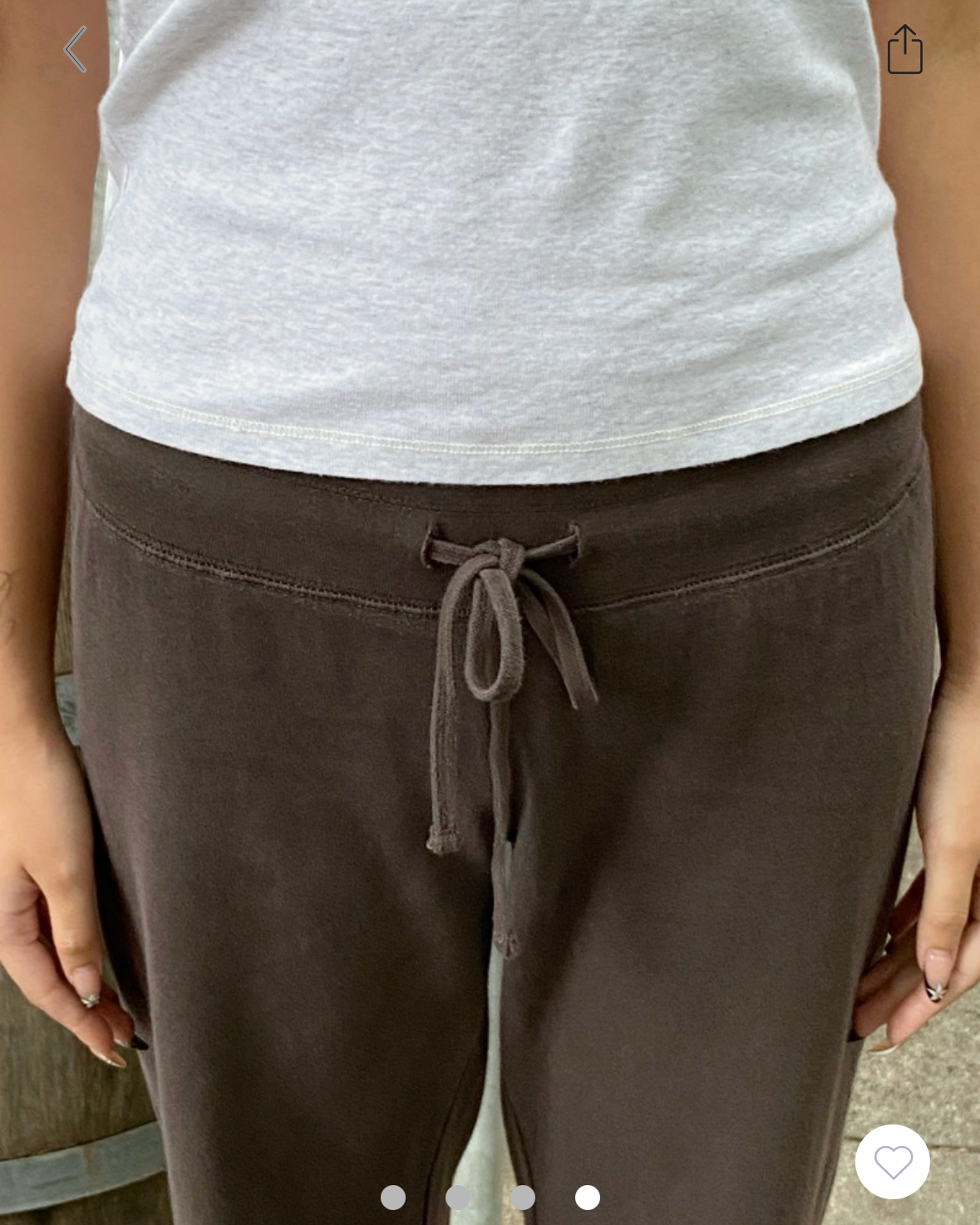 BRANDY Hilary Yoga Pants - Brown/S