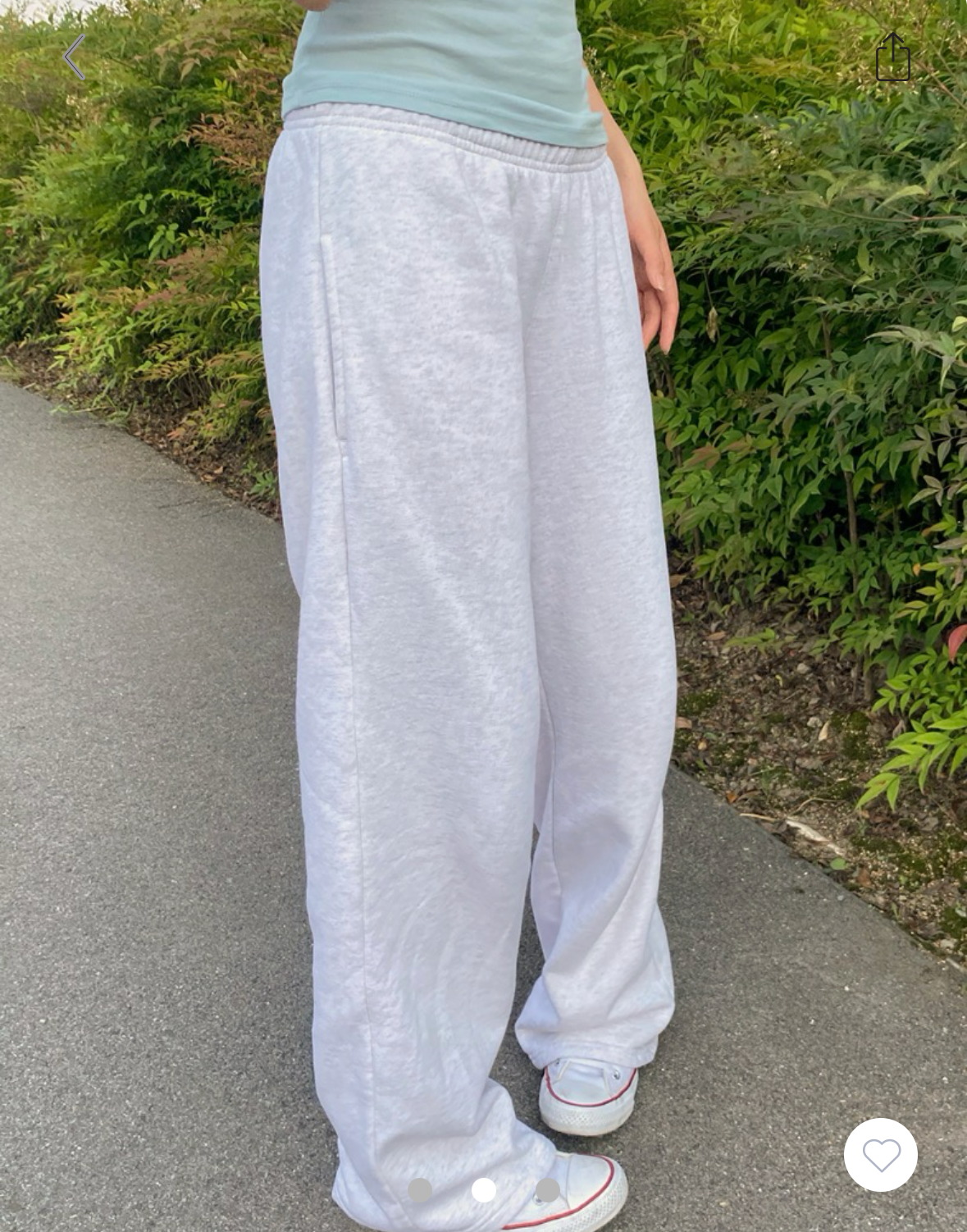 BRANDY Anastasia Sweatpants - Light Gray