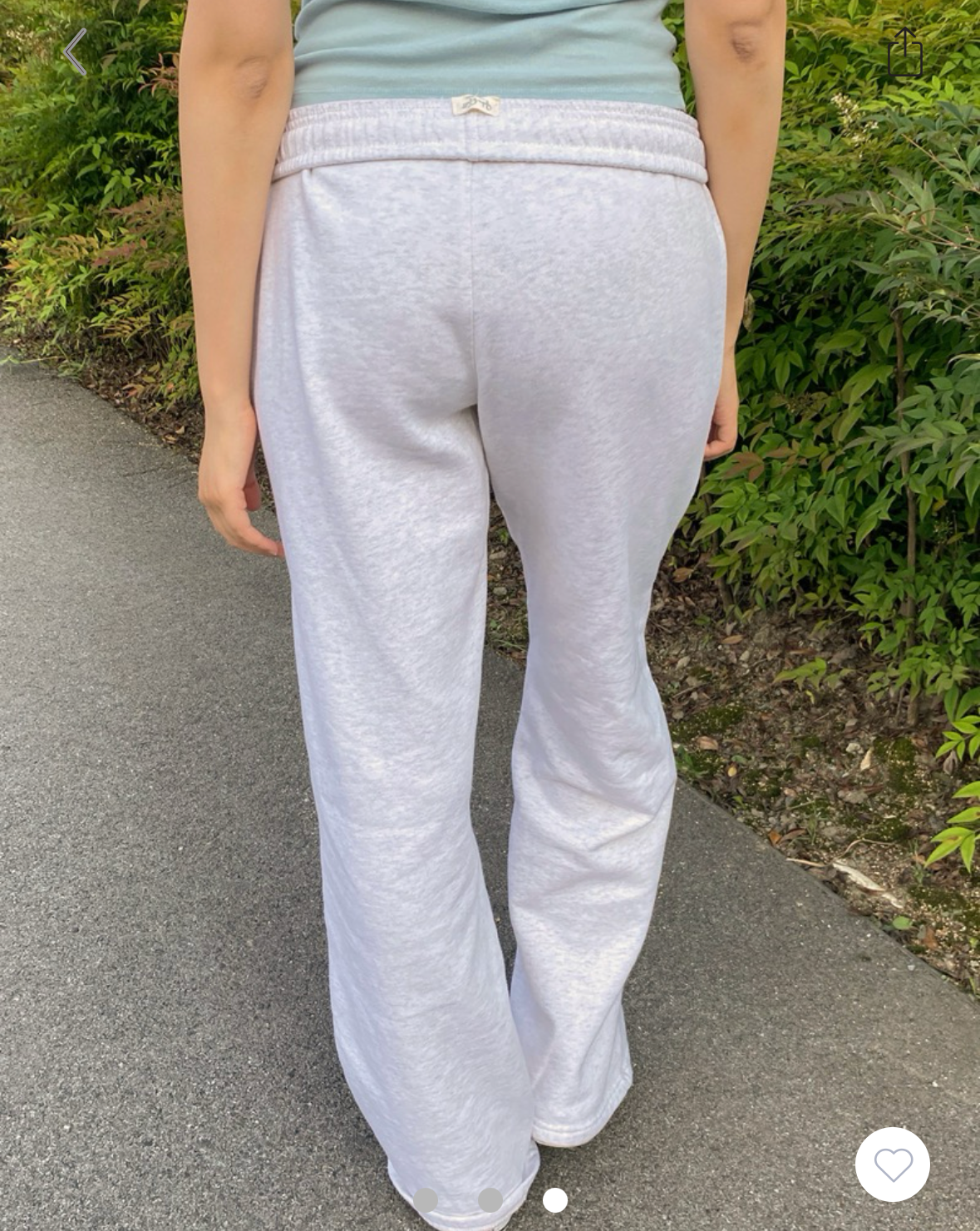 BRANDY Anastasia Sweatpants - Light Gray