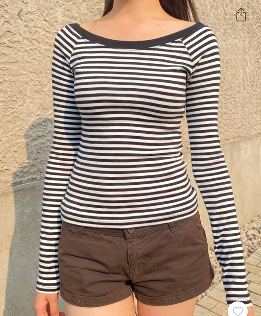 BRANDY Camila Striped Top