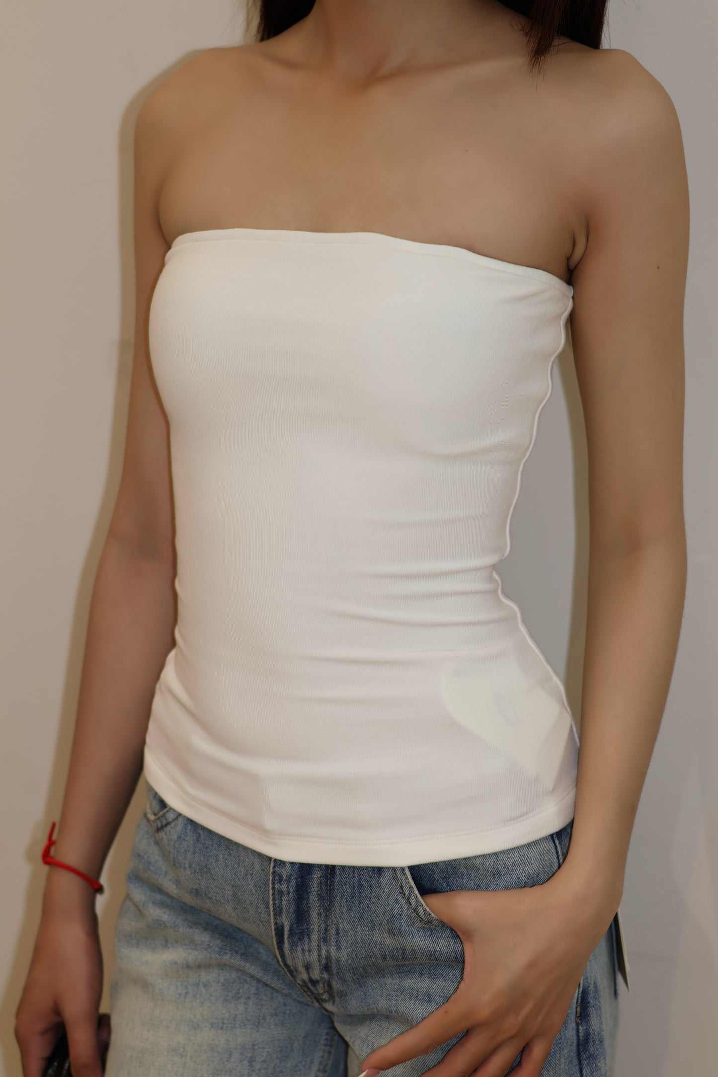 PADDED LONG TUBE TOP