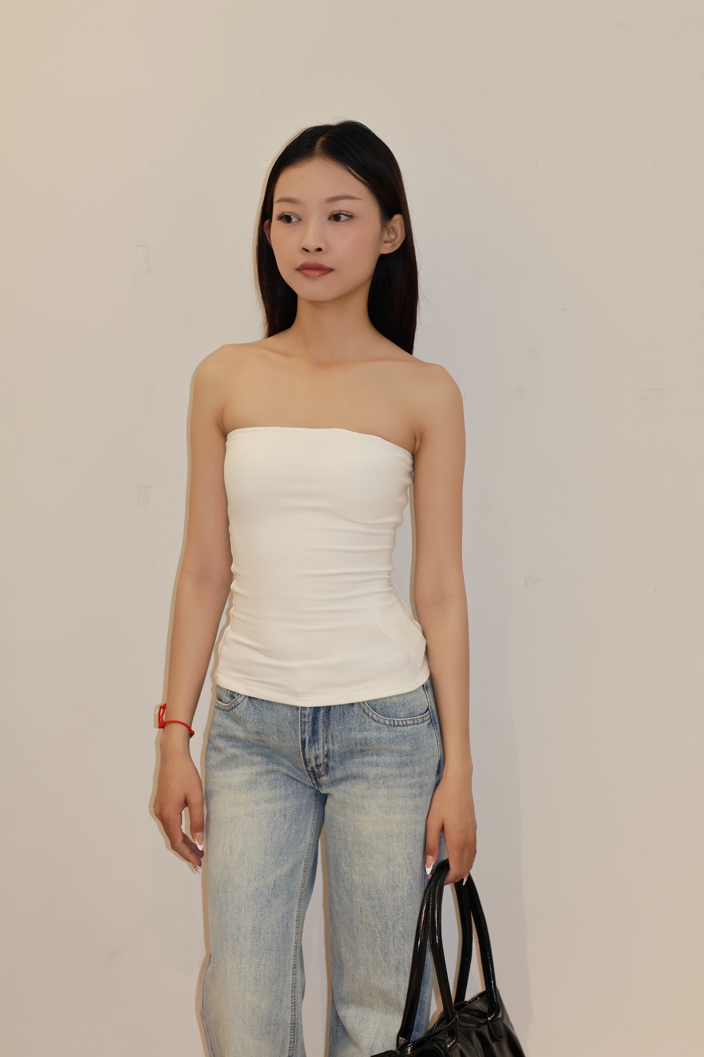 PADDED LONG TUBE TOP