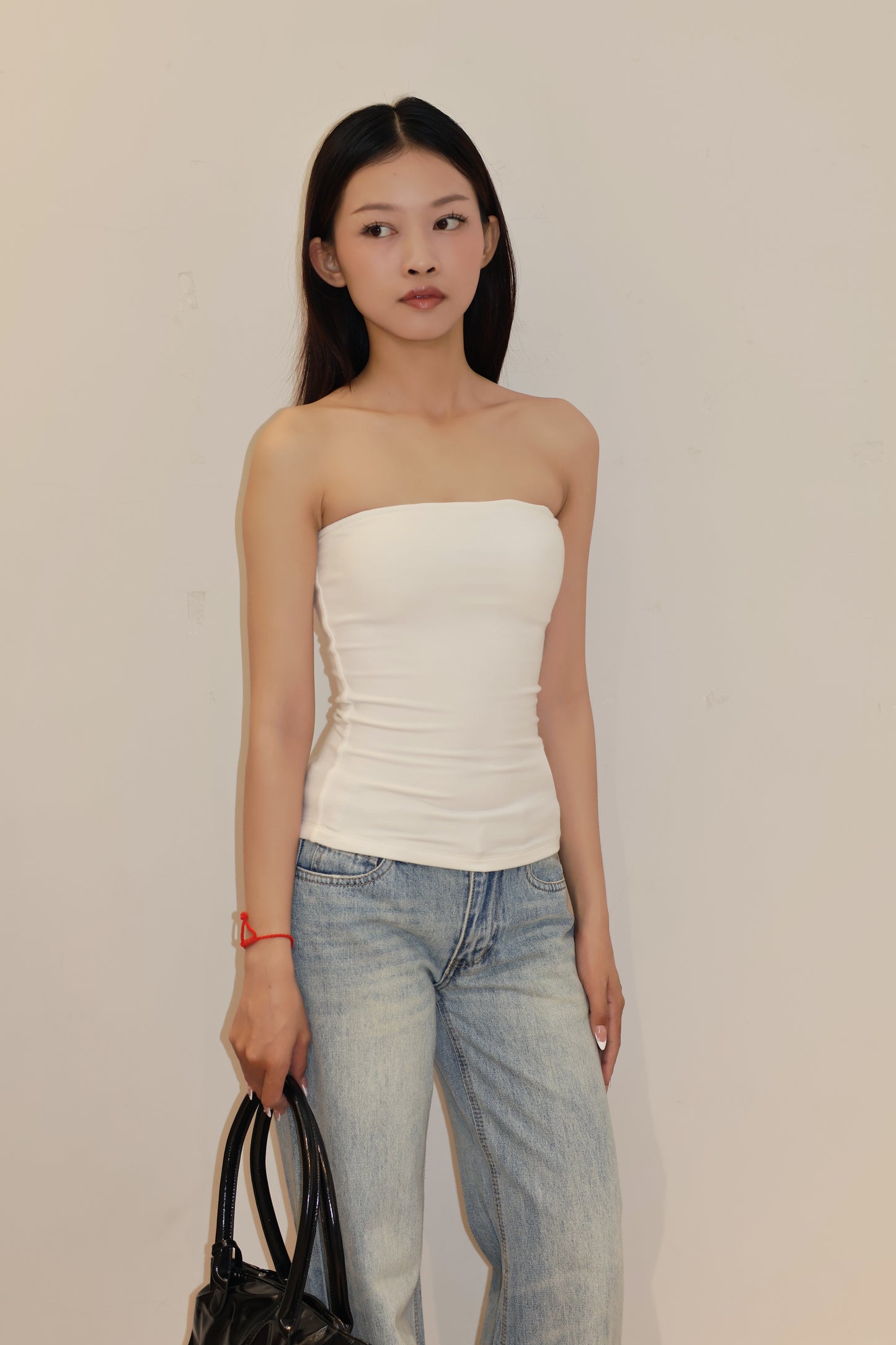 PADDED LONG TUBE TOP