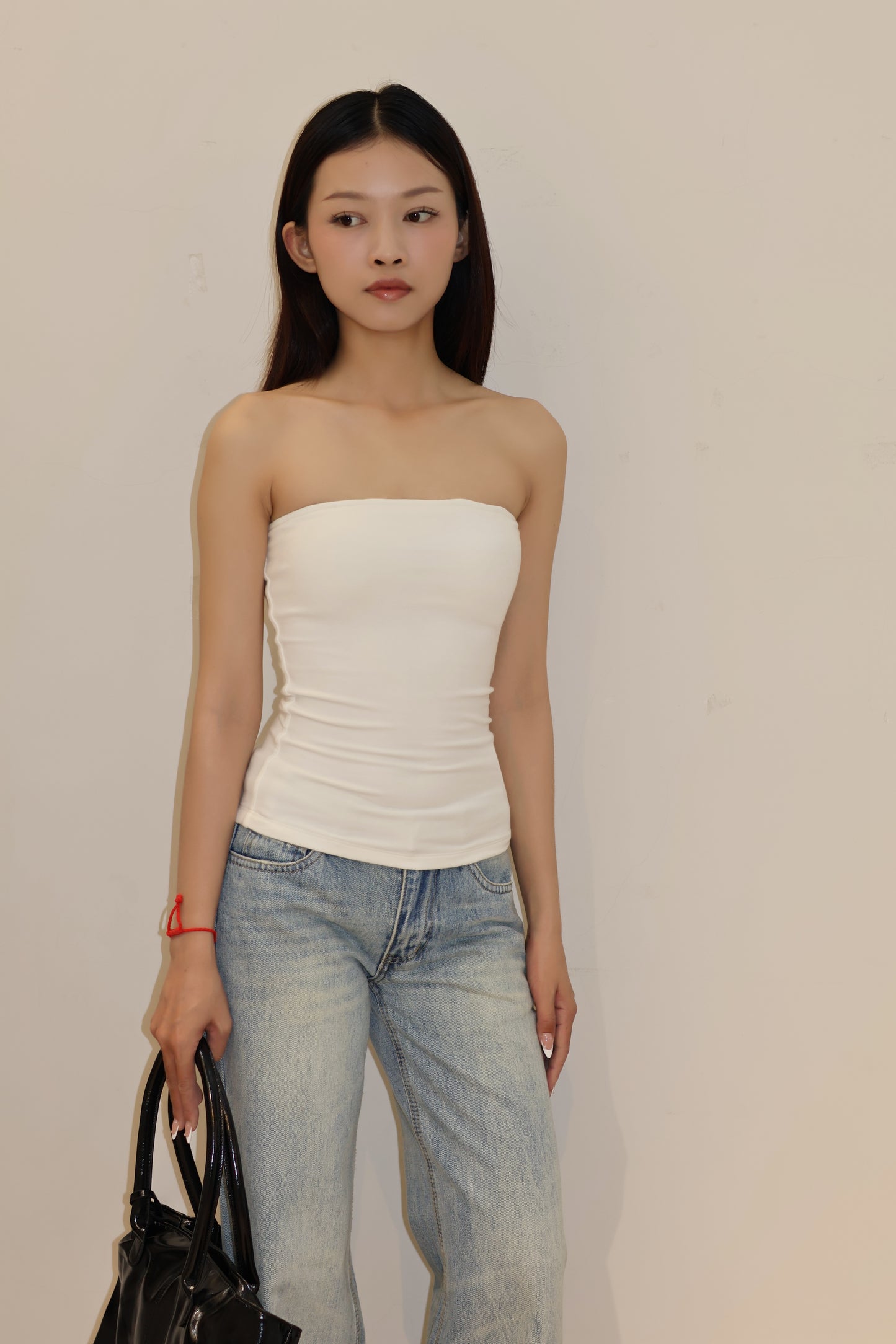 PADDED LONG TUBE TOP