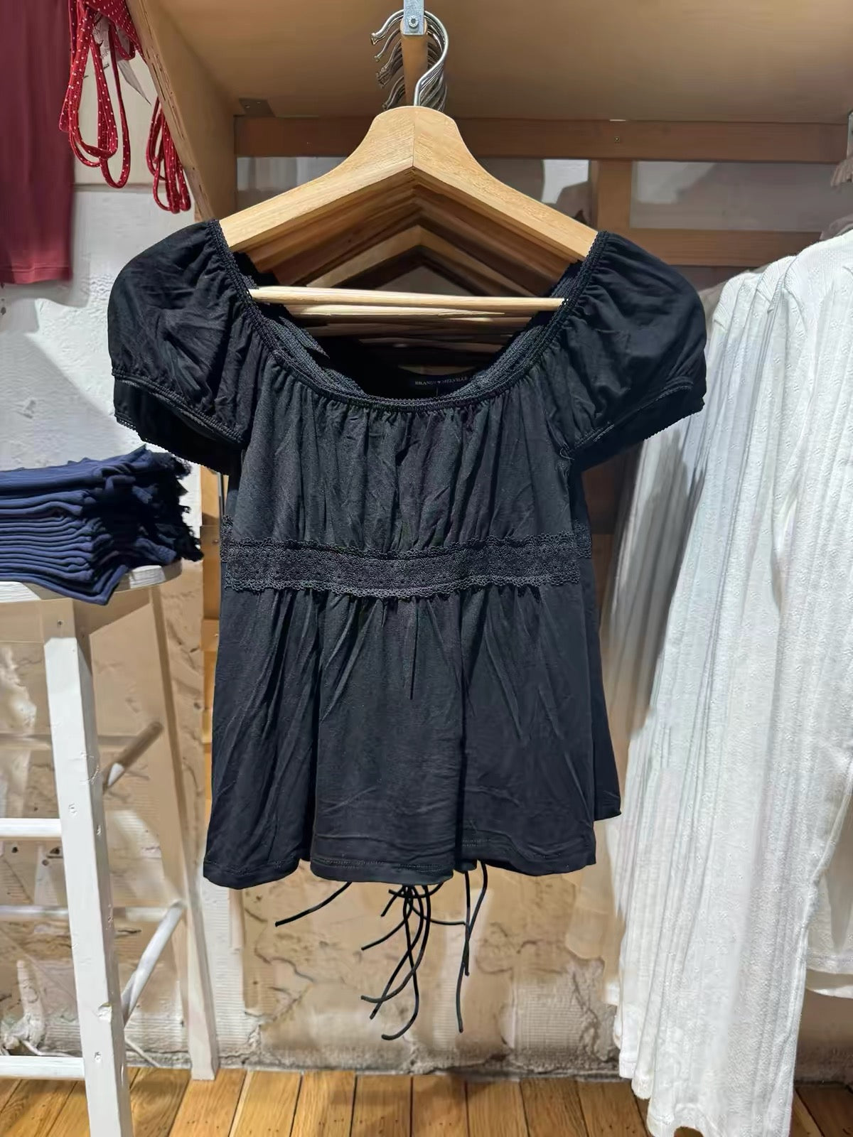 BRANDY Casey Top - Black/S