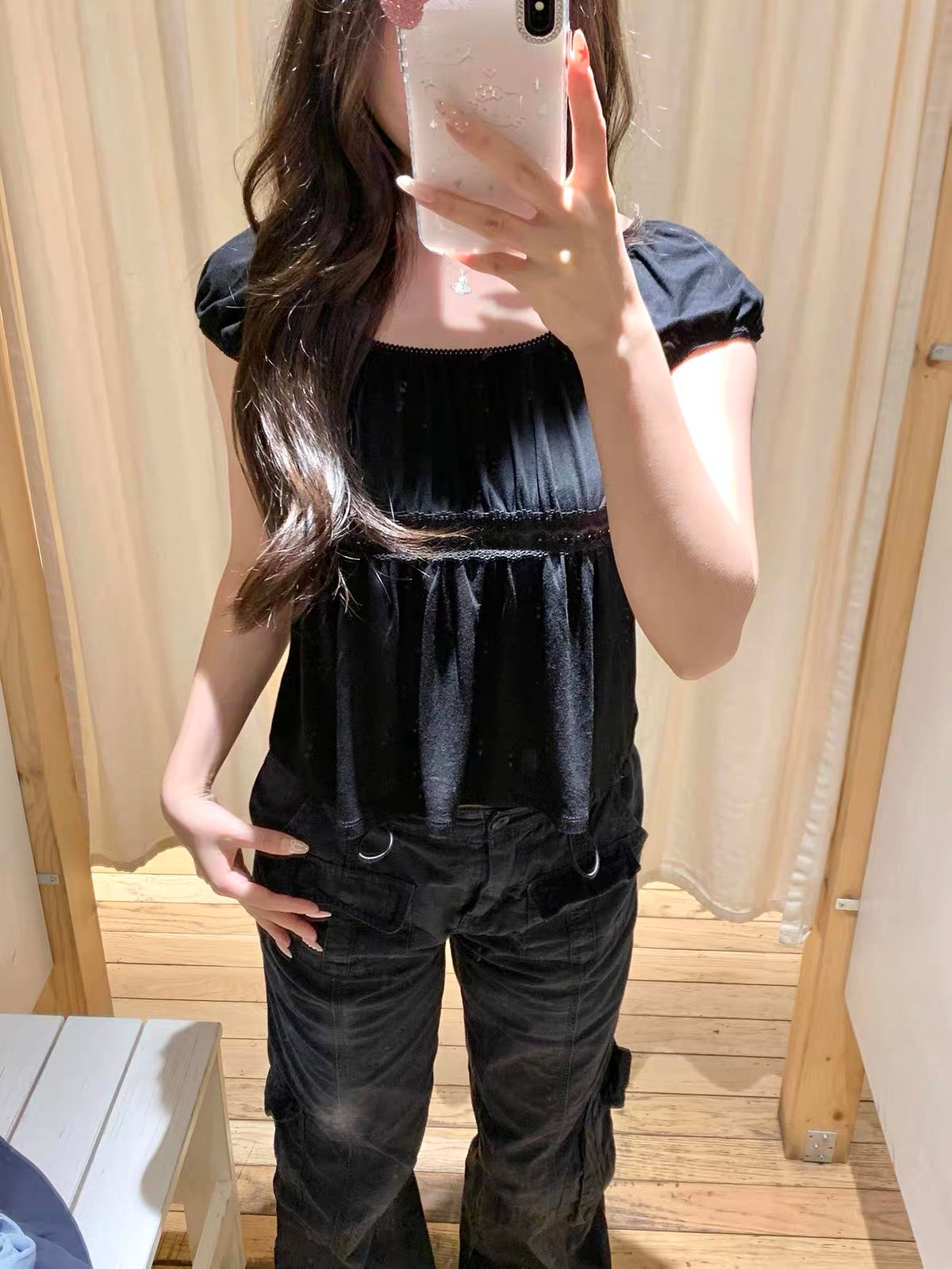 BRANDY Casey Top - Black/S