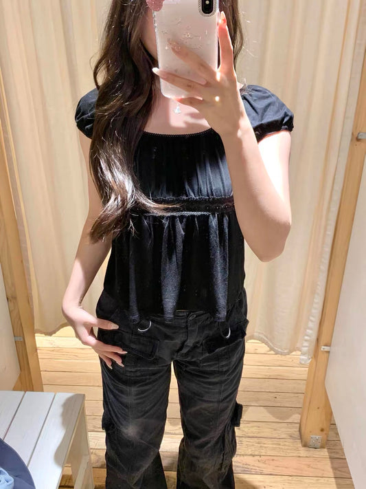BRANDY Casey Top- BLACK