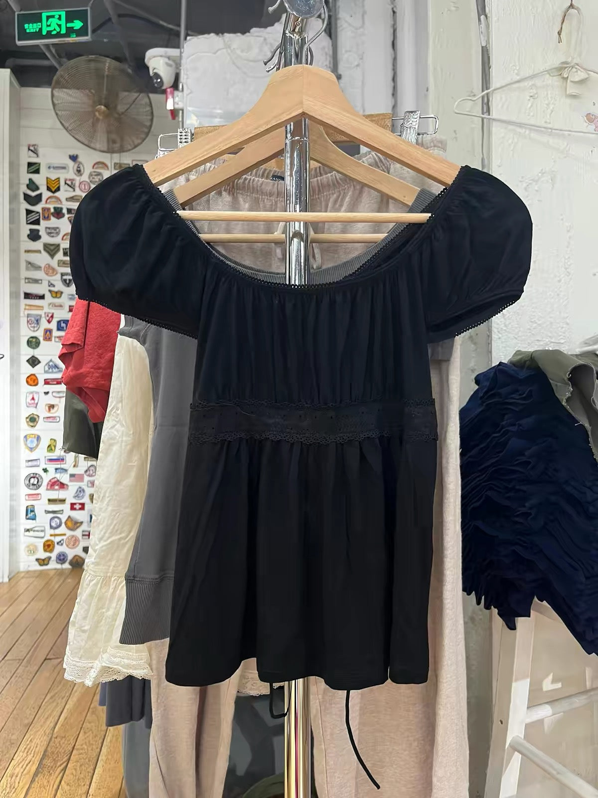 BRANDY Casey Top - Black/S