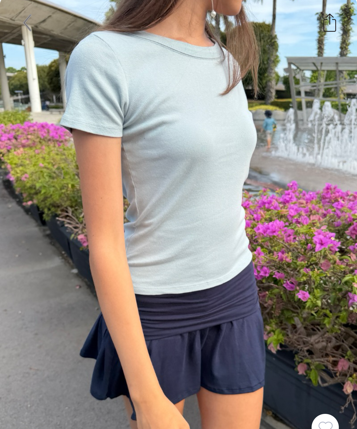 BRANDY Hailie Top - Light Blue