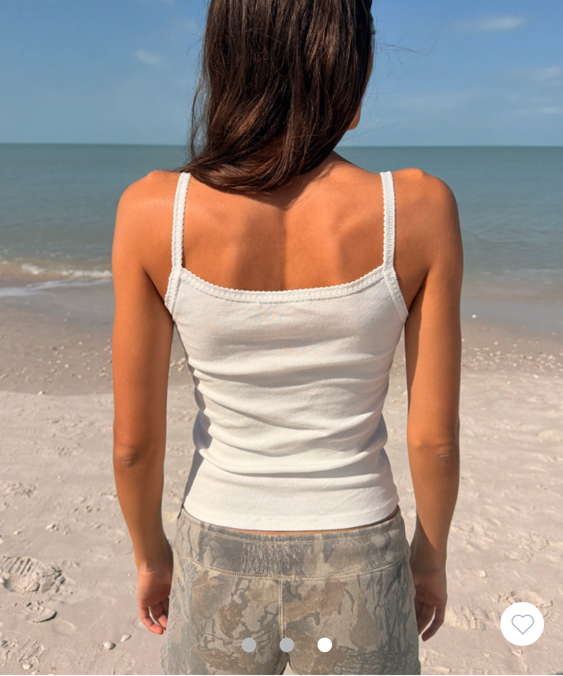 BRANDY Aden Basic Tank - White/S