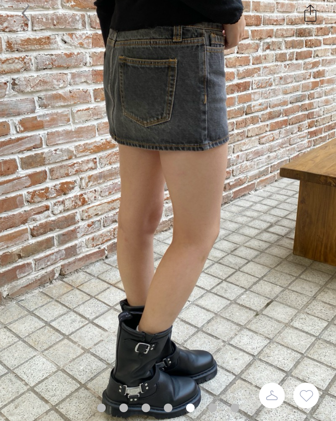 BRANDY Malia Denim Mini Skirt