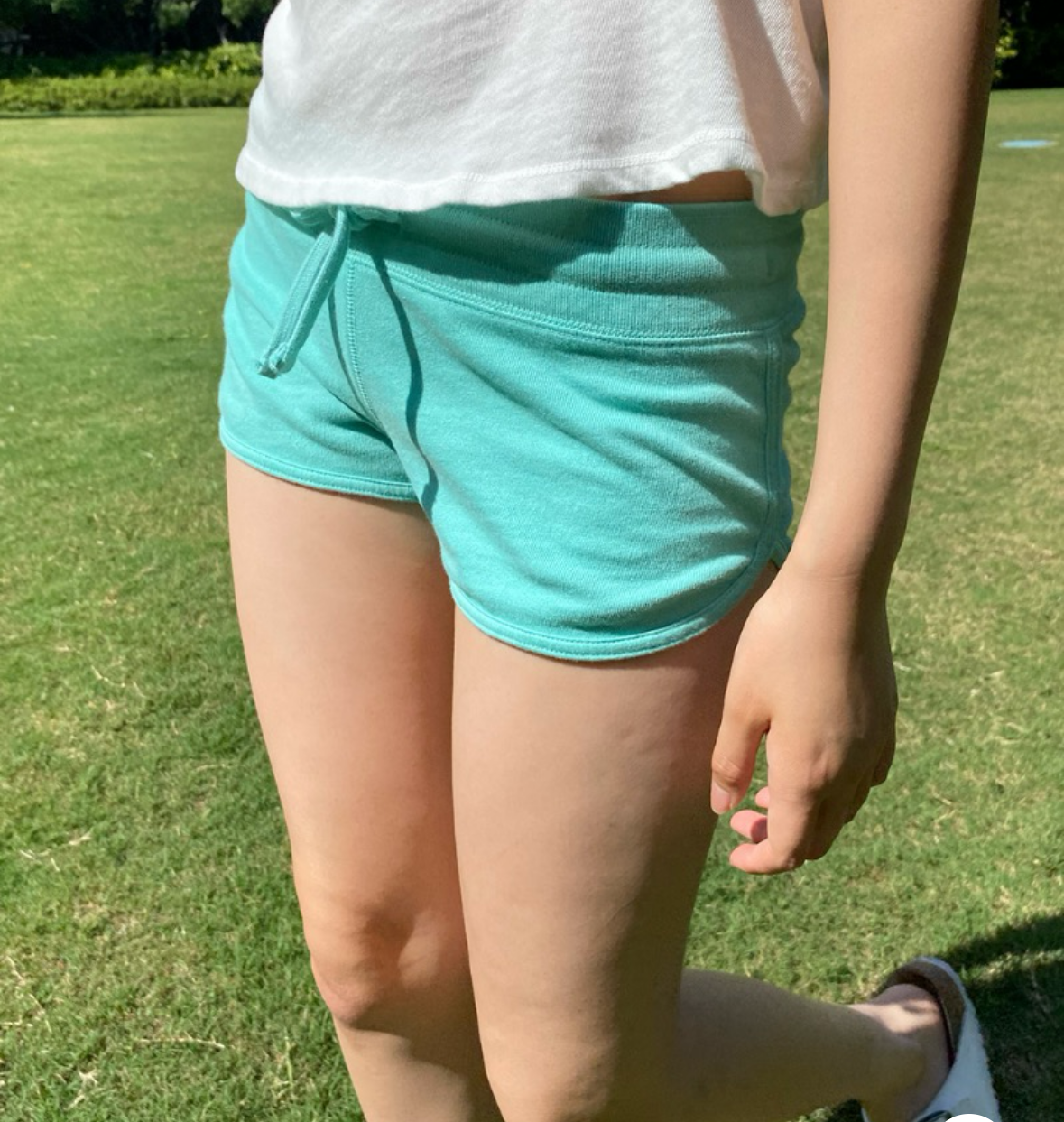 BRANDY Marcie Sweatshorts - Ice Green