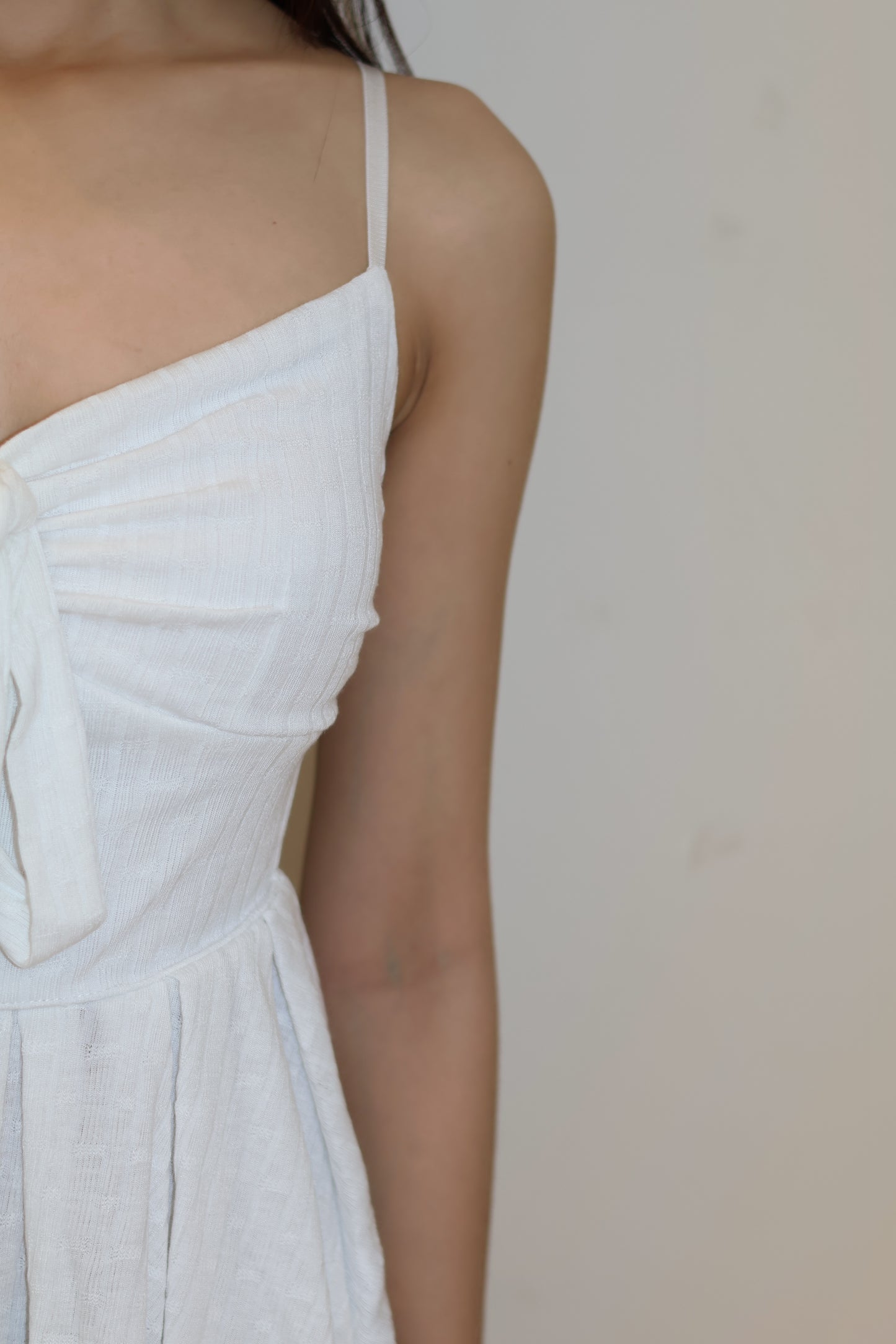 Ribbon tied flowy top