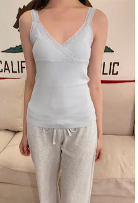 BRANDY Serena Tank - Light Blue