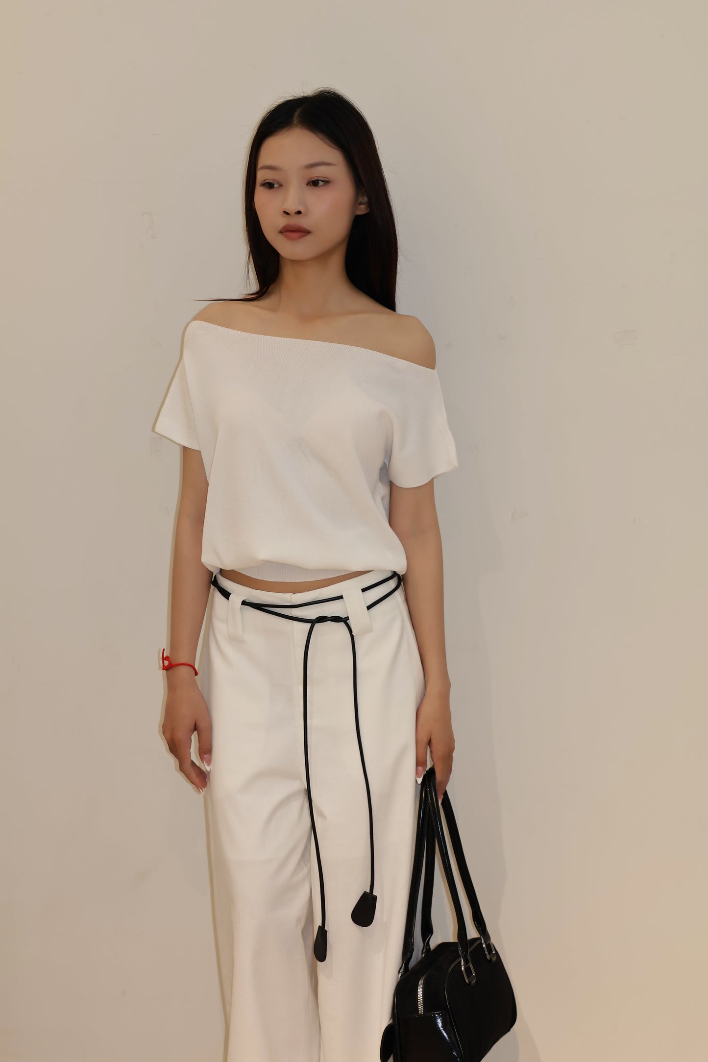 Minimal off shoulder top