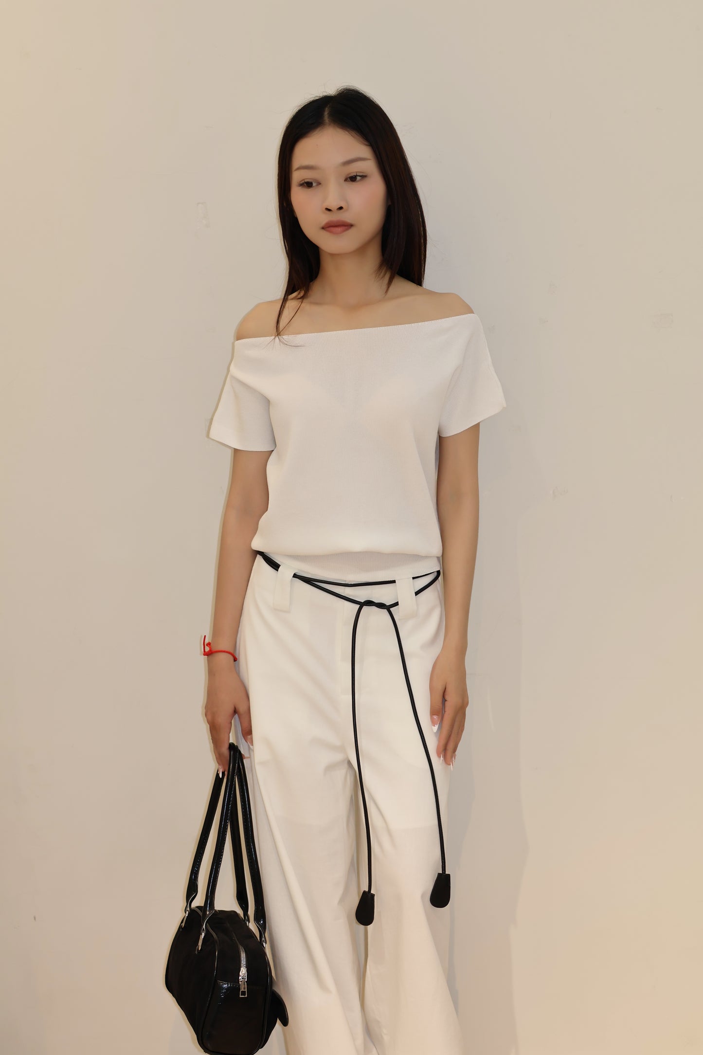 Minimal off shoulder top