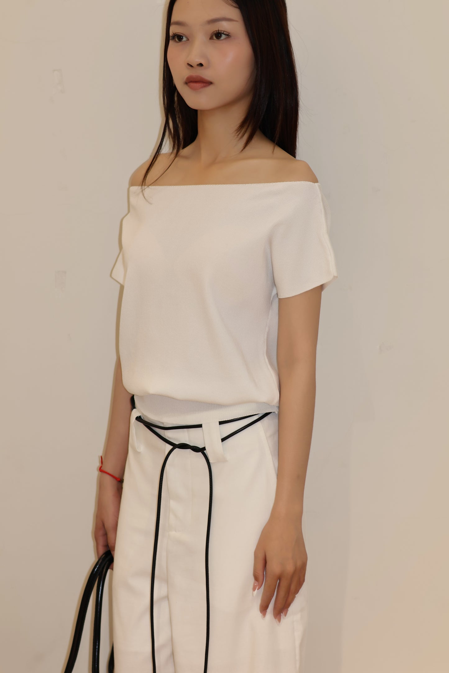 Minimal off shoulder top