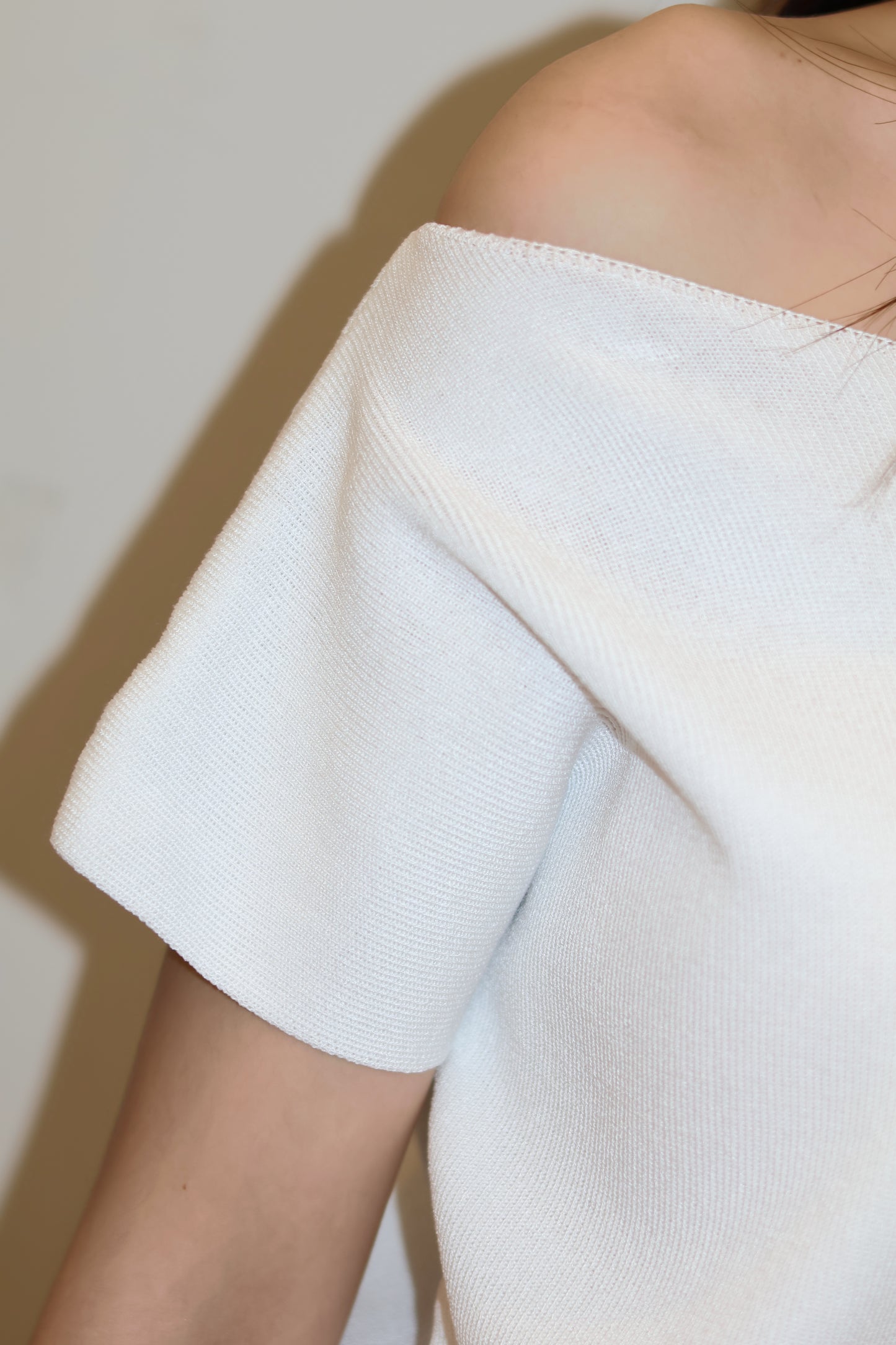 Minimal off shoulder top