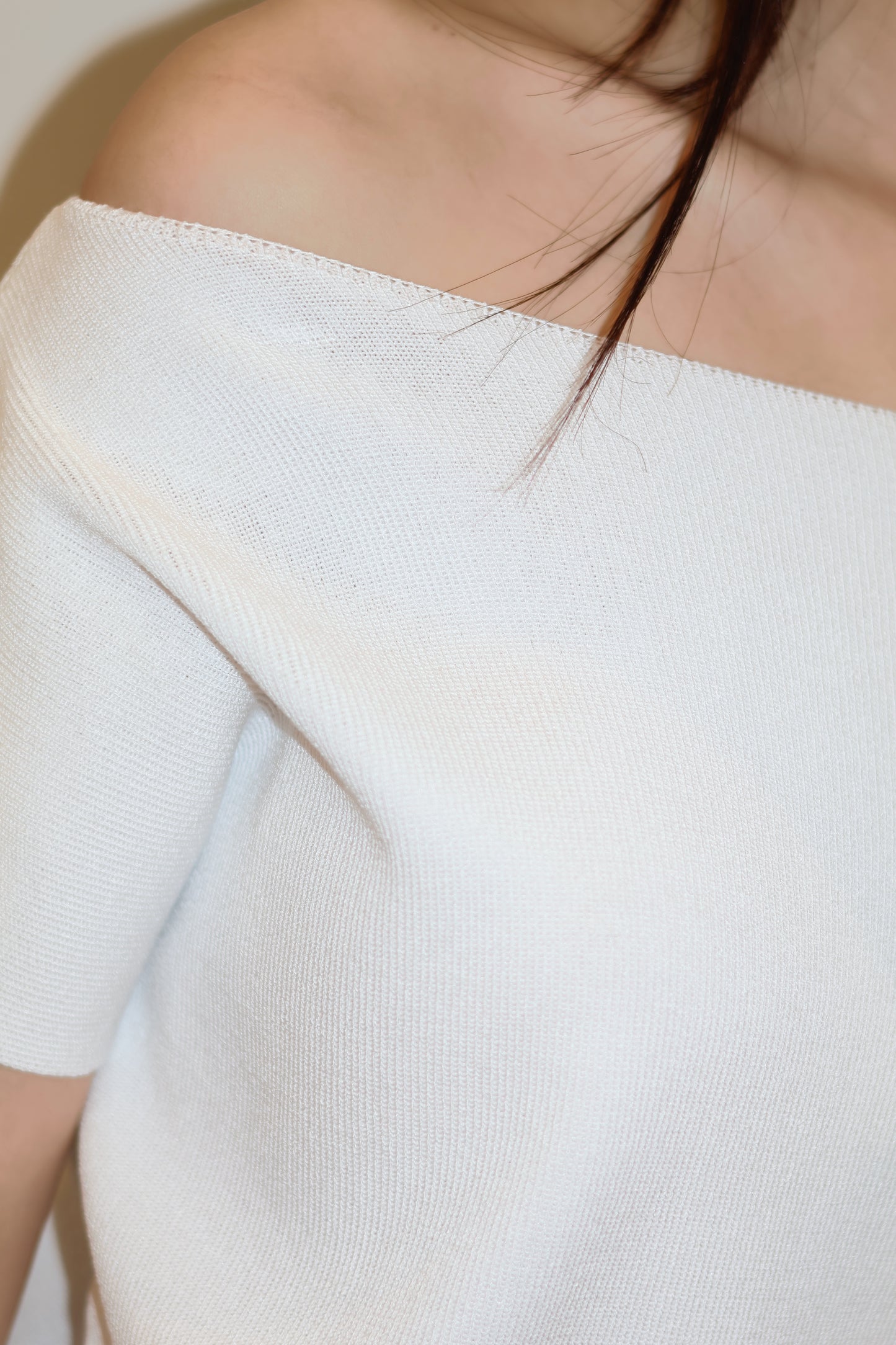 Minimal off shoulder top