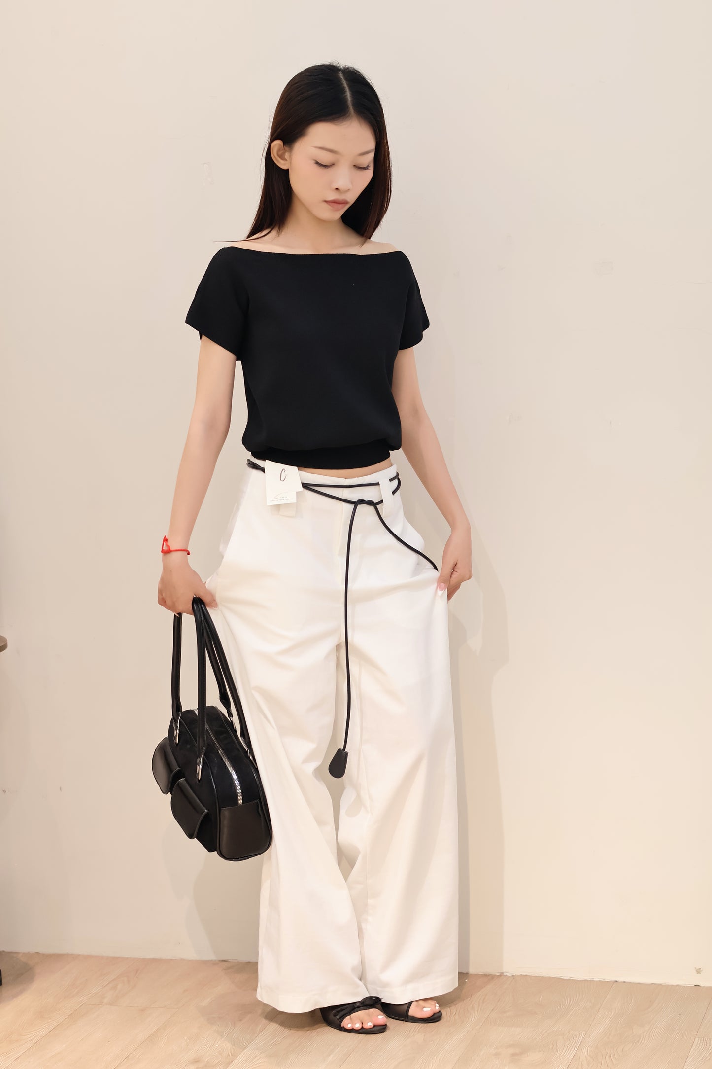 Minimal off shoulder top
