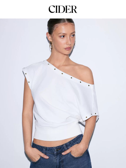 CIDER OVERSIZES CROP TEE