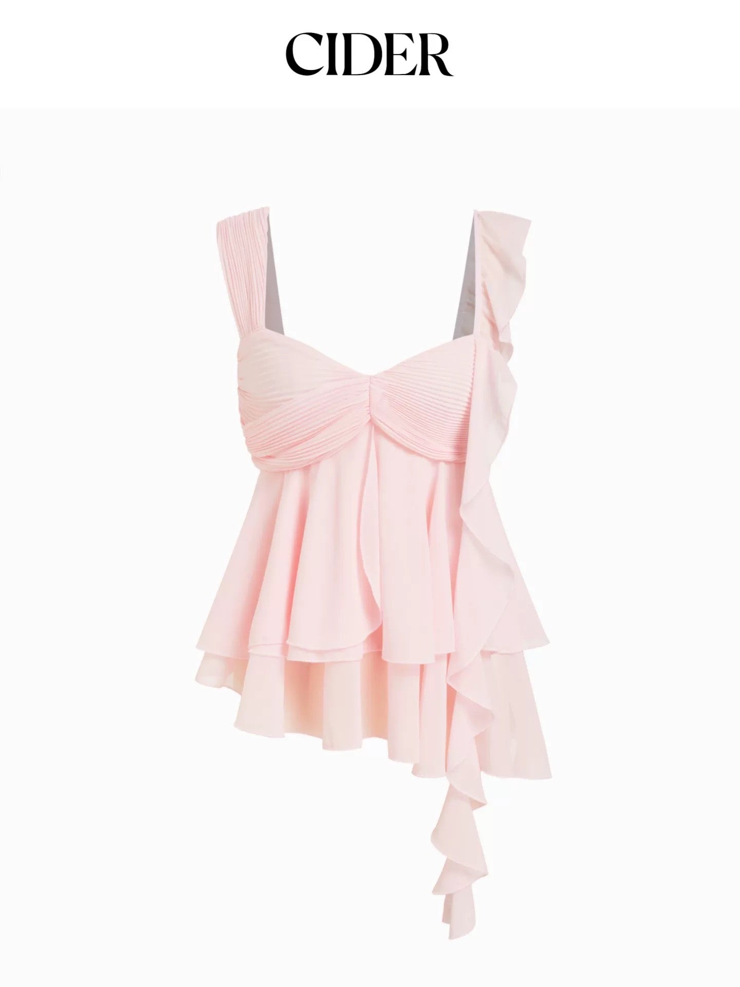 CIDER CHIFFON LAYERED TOP