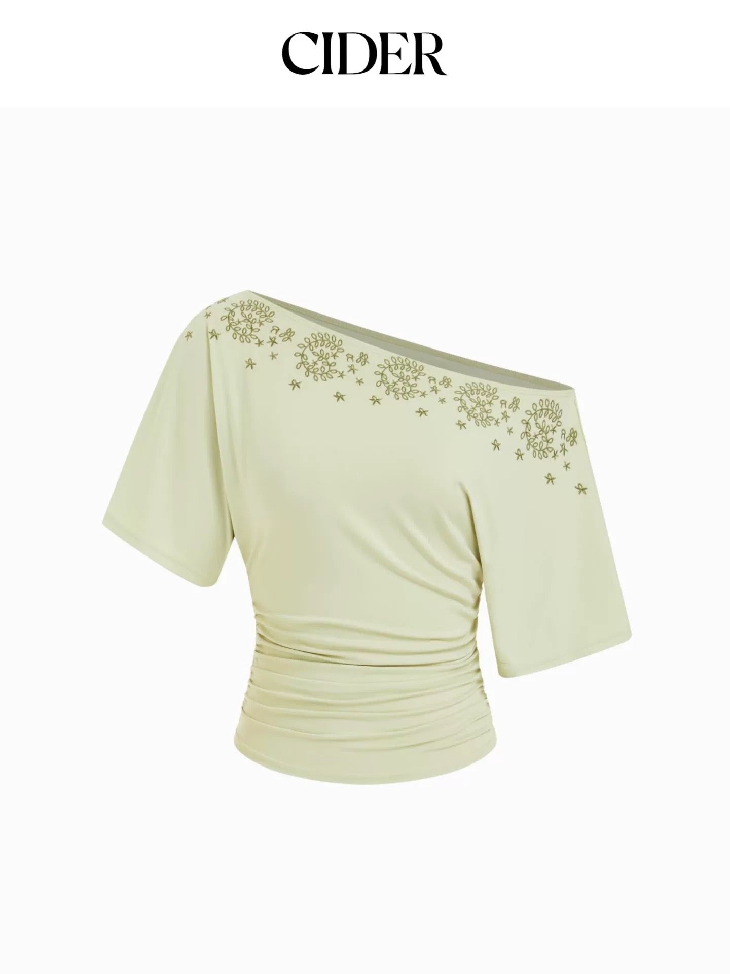 CIDER MINT GREEN HALF SHOULDER