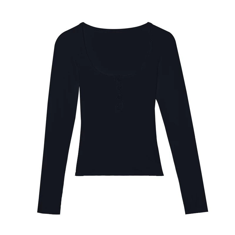 Fitted buttons long sleeve