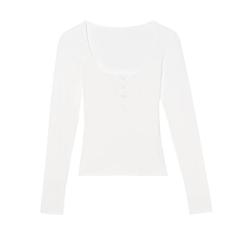 Fitted buttons long sleeve