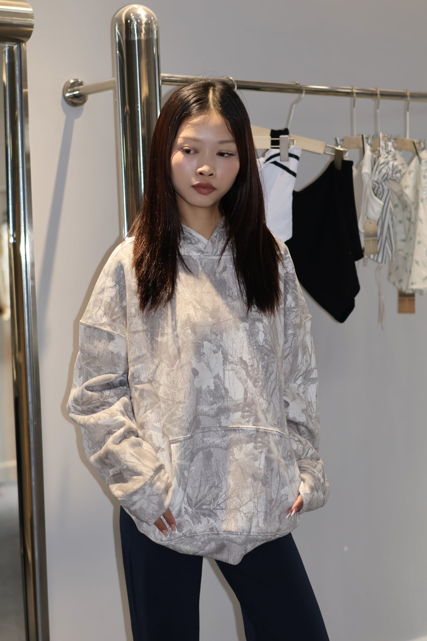 HOLLISTER CAMO HOODIE