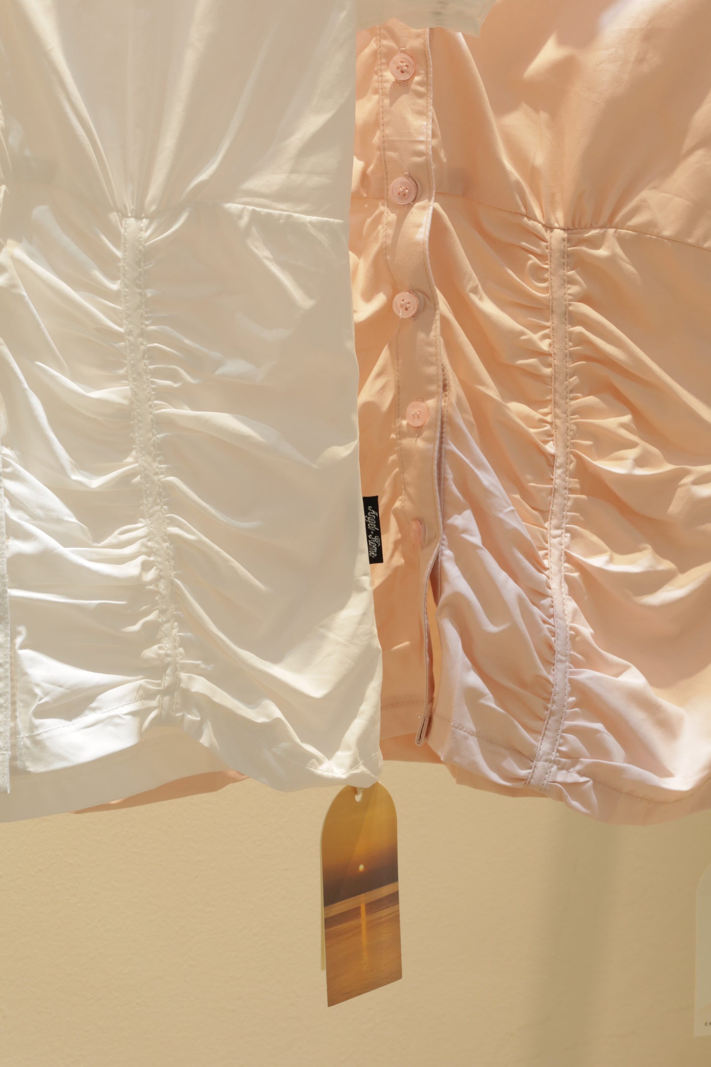 Runched detailed blouse
