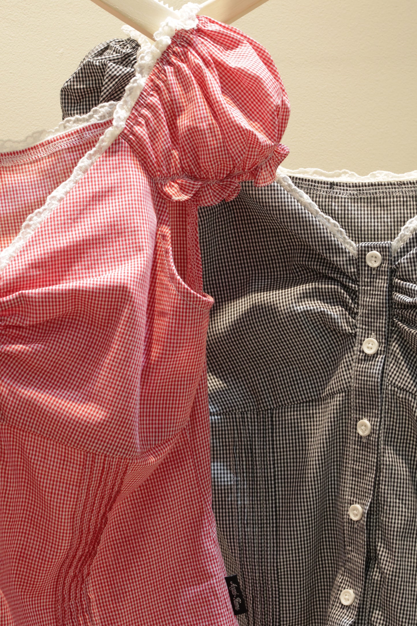 Gingham BM style top